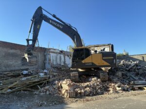 Demolice souboru objektů v Holešově
